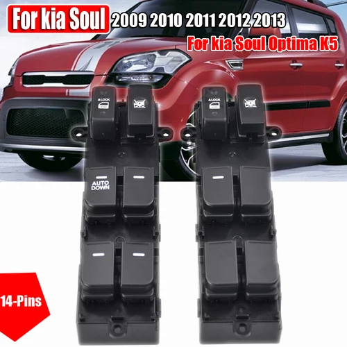 Nuevo 93570-2K010 93570-2K000 interruptor maestro de ventanilla eléctrica para Kia Soul 2009 - 2013 para kia soul Optima K5 935702 K010