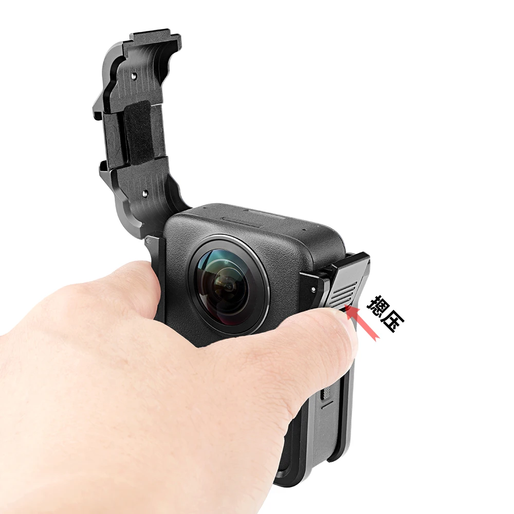 Metal Expansion Cage For DJI Osmo 360 Camera Ultra-Expandable Cold Shoe Mount Multifunction Frame For Cinematography VLOG Video