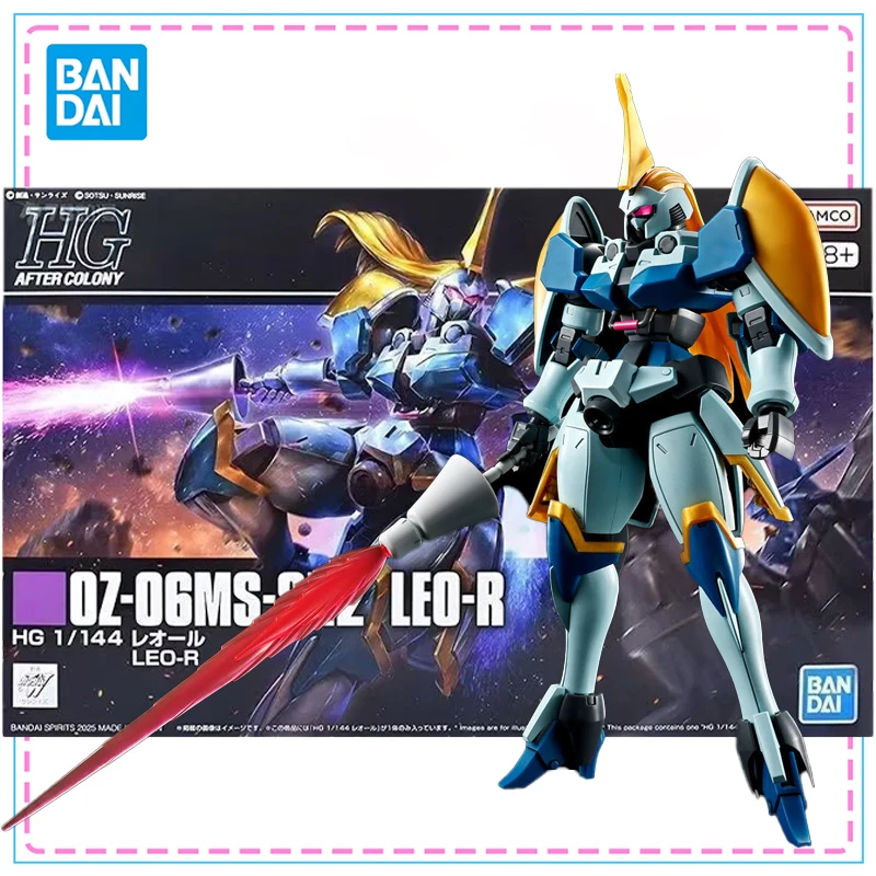 

Bandai HGAC 1/144 OZ-06MS-SR3 LEO-R Genuine Gundam Model Kit Anime Figures Action Figure Collection Model Children's Toys Gifts