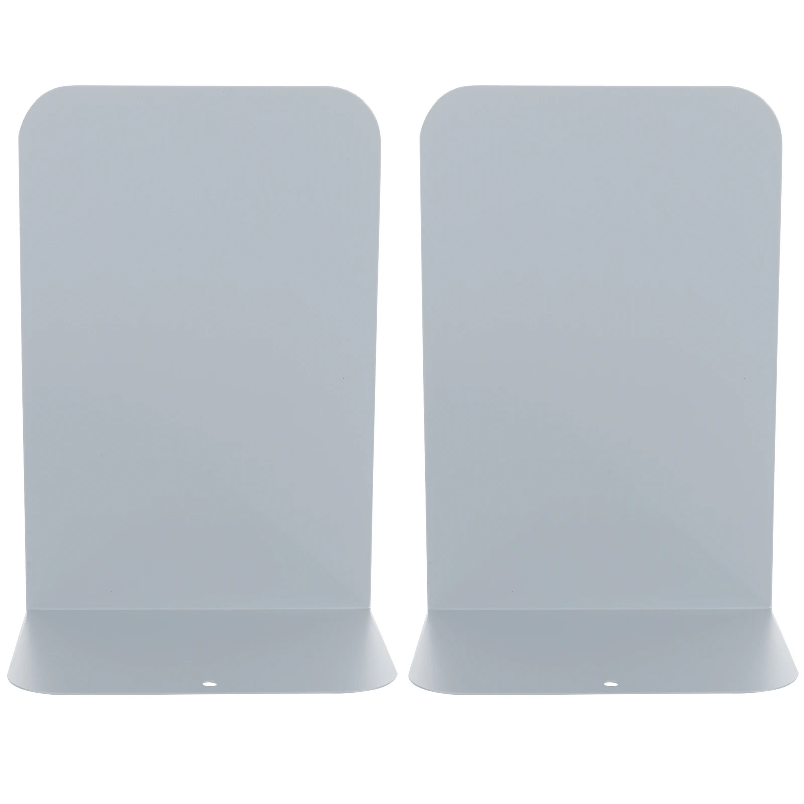 2 قطعة منظم سطح المكتب المعدني البسيط للمنزل والمكتب ملفات الطلاب كتاب الدفتين يدعم سدادات الكتب الحديدية #1