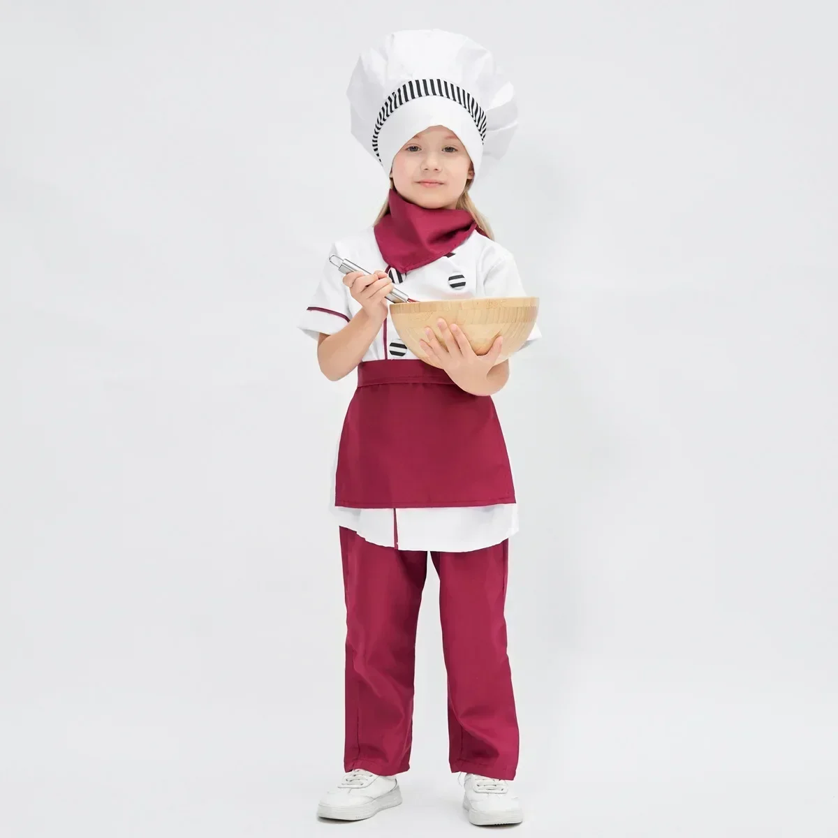 New Children's Cosplay Dessert Baker Sets Men's And Women's Western Food Chef's Working Clothes view 2