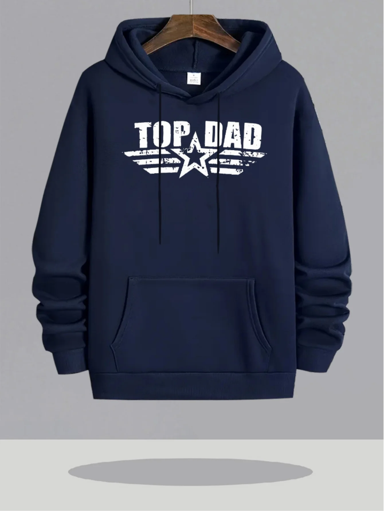 

Модная повседневная спортивная толстовка для мужчин на весну и осень, удобная модель с длинными рукавами и принтом TOPDAD Patte.