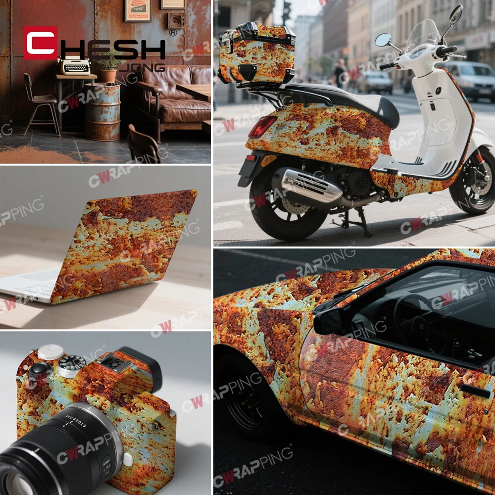 

Камуфляжная пленка для ржавчины, наклейки для автомобиля, виниловая пленка, покрытие кузова, авто уличные аксессуары, клей для мотоциклов, виниловые мотоциклы