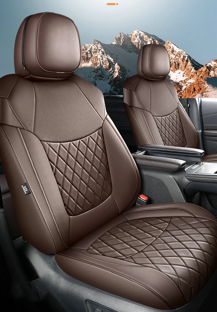 custom car seat cover 7 seats leather for auto toyota seinna car accessories auto products styling interior front rear seat