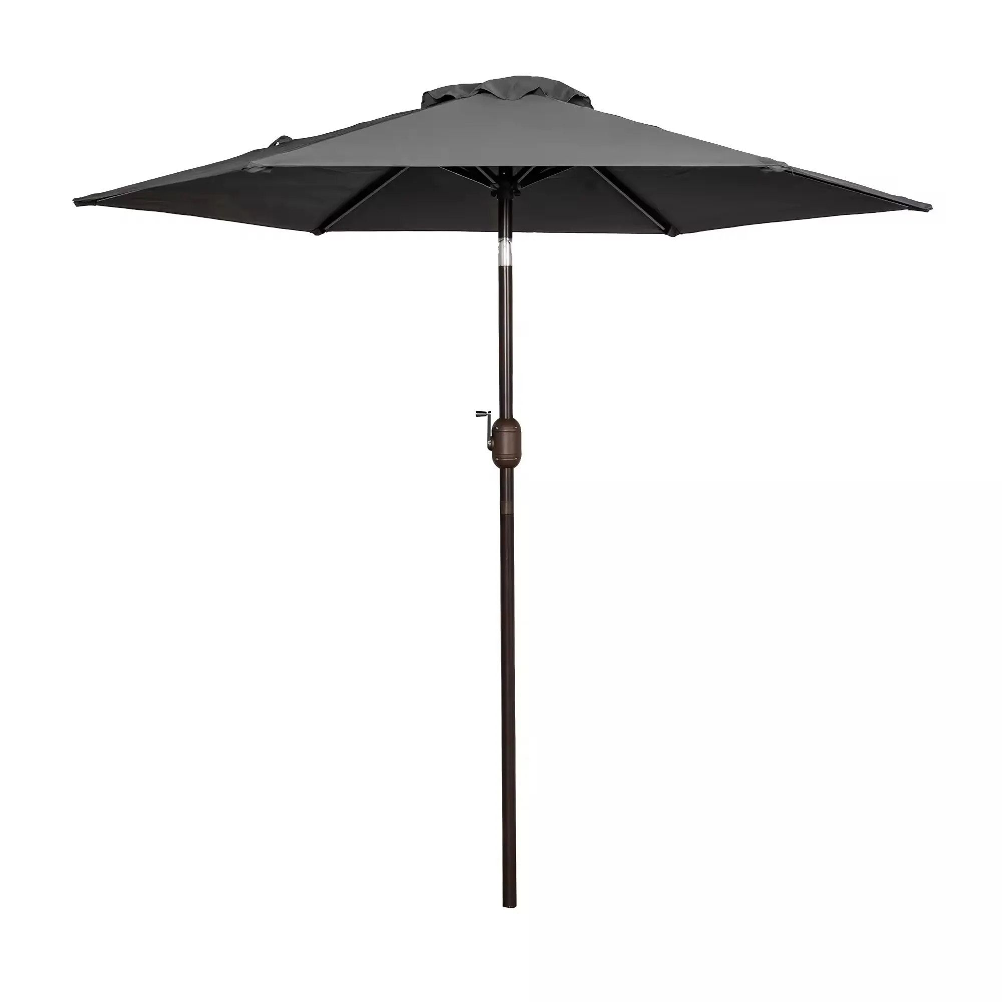 Outdoor Table Umbrella Large Sun Umbrella with Push Button Tilt and Crank Sturdy Pole&Fade resistant canopy