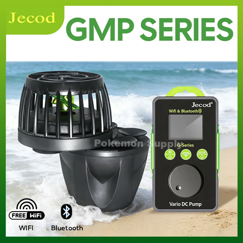2026 Jebao Jecod GMP Series Cordless Aquarium Wavemaker Smart WiFi Bluetooth Wave Pump for Marine Coral Reef Fish Tank With APP