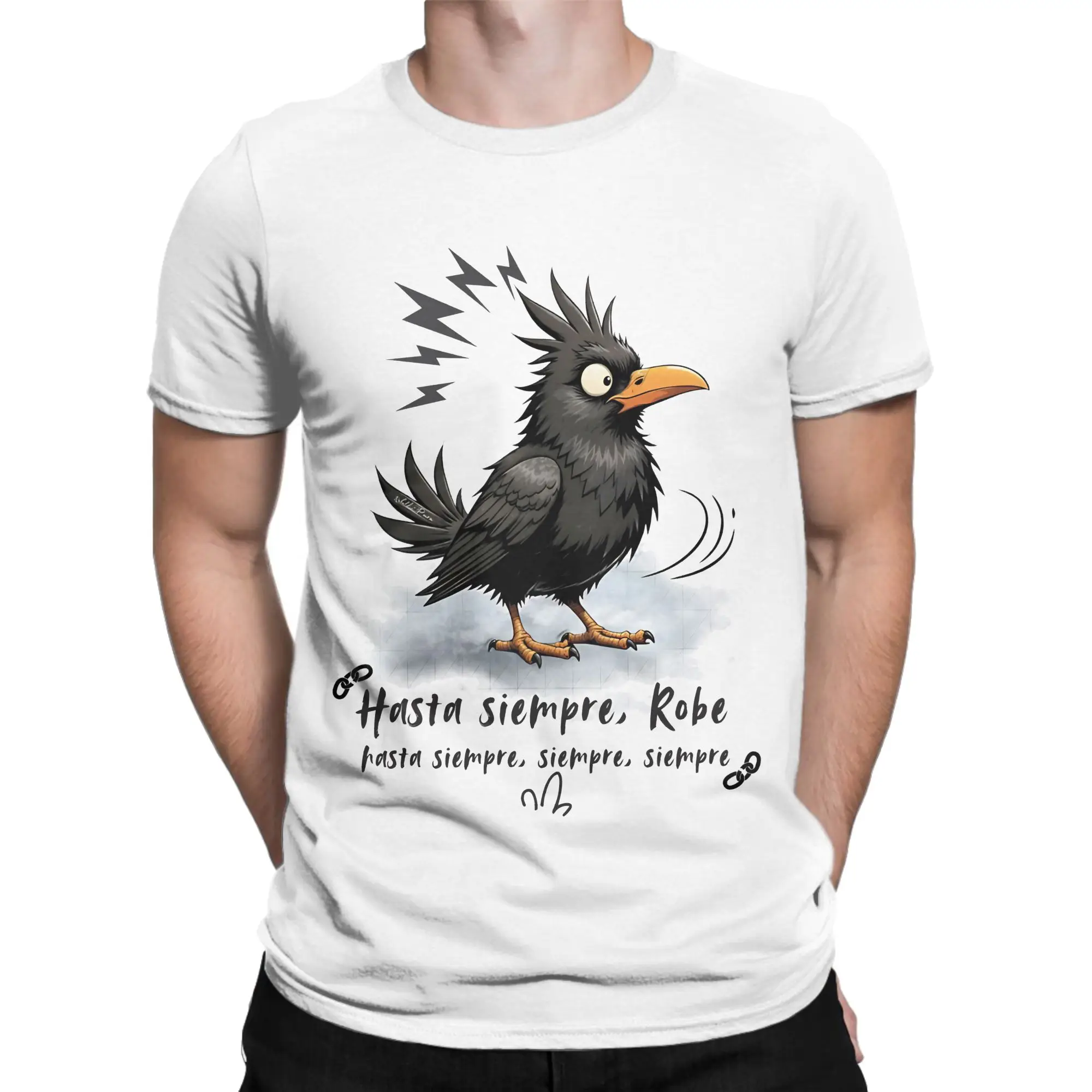 Extremoduro Goodbye Robe Black T Shirt Summer  Cotton T Shirts For Couple Casual Tee Shirt Short Sleeves Y2K Casual Top Tees