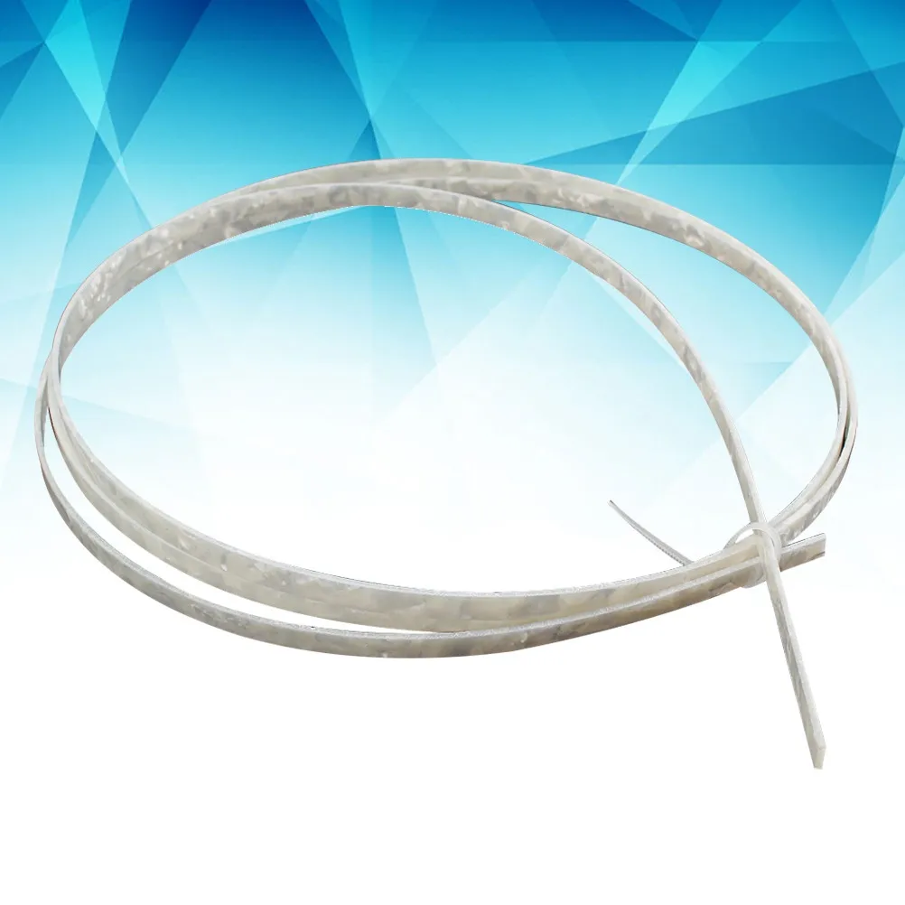 6Mm White Celluloid Guitar Binding Strips Set for Acoustic Classical Guitar Ukulele Mandolin Luthier DIY Body Projects