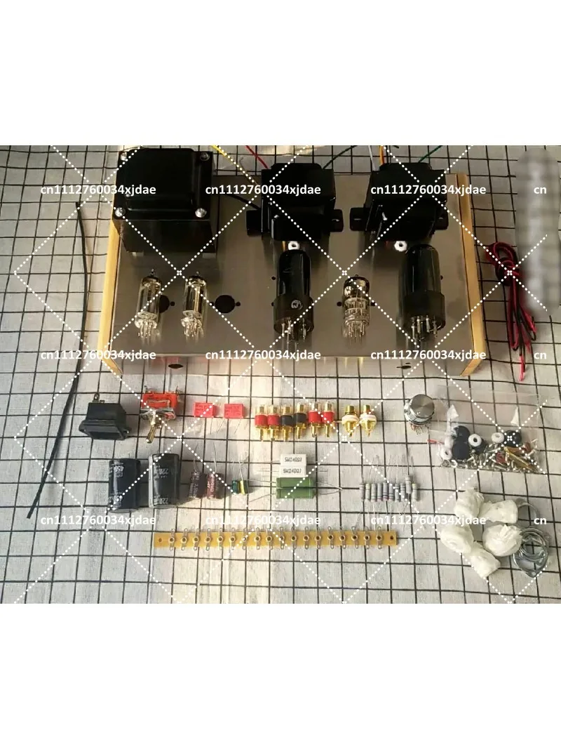 6P6P Tube HiFi Amplifier Kit with Dual 6Z4 Rectifier, Finished Audio Amp for Warm Vocal Playback