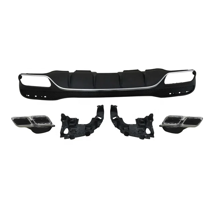 

car accessories For Mercedes benz GLE - Class upgrade G63 AMG Rear Lip And Diffuser