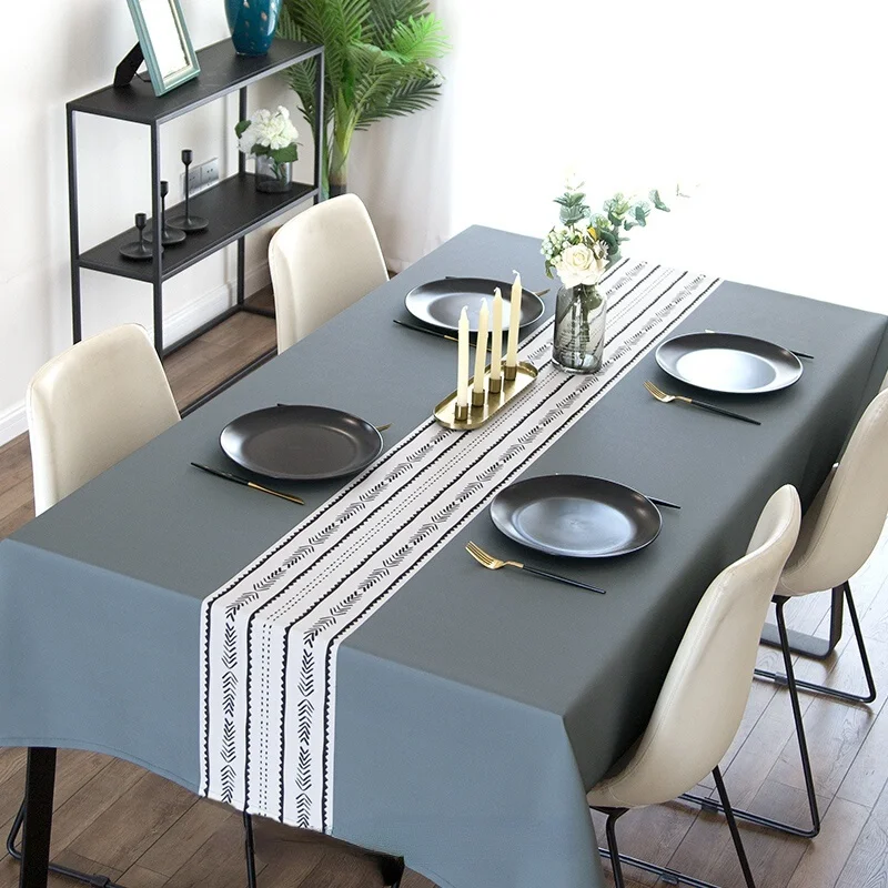 Nordic Simplicity Printing Rectangular Tablecloths For Table Party Decoration Dining Tables Cover Manteles