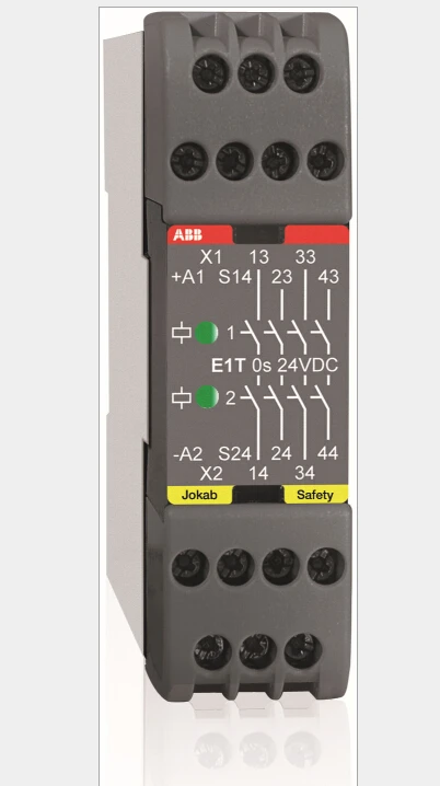 ABB Safety Extension Relay E1T 0s, 24DC JOKAB