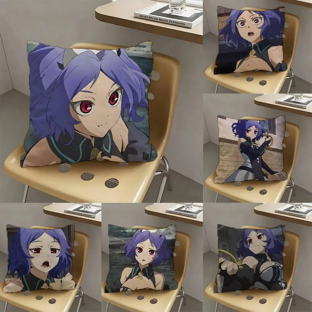 1pc Chess Belle Anime Characters Pillow Case Fashion Square Pillowcase Bedroom Sofa Room Ins Decoration Leisure