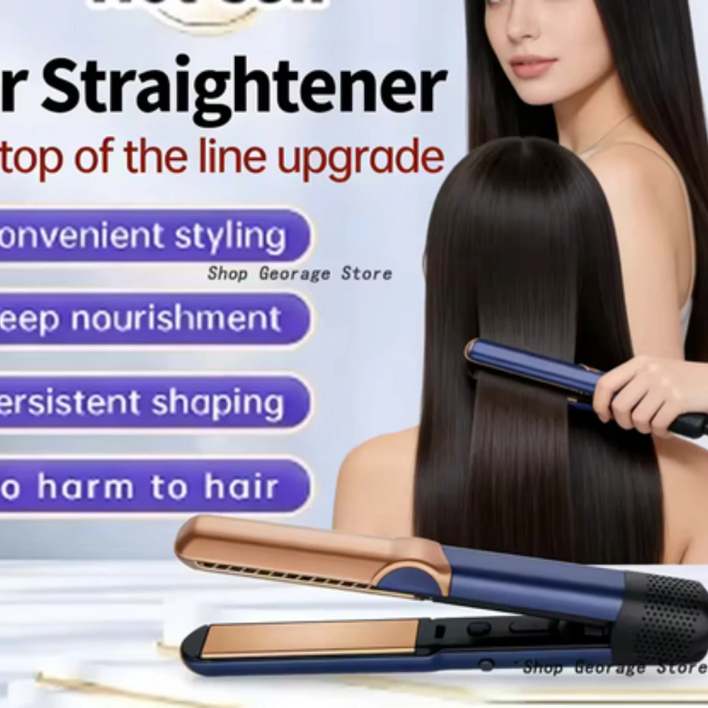 

Fashion Negative Ion Pull Plate, Straightening Comb, Dry and Wet Use, Straightener Without Damaging Hair Clip