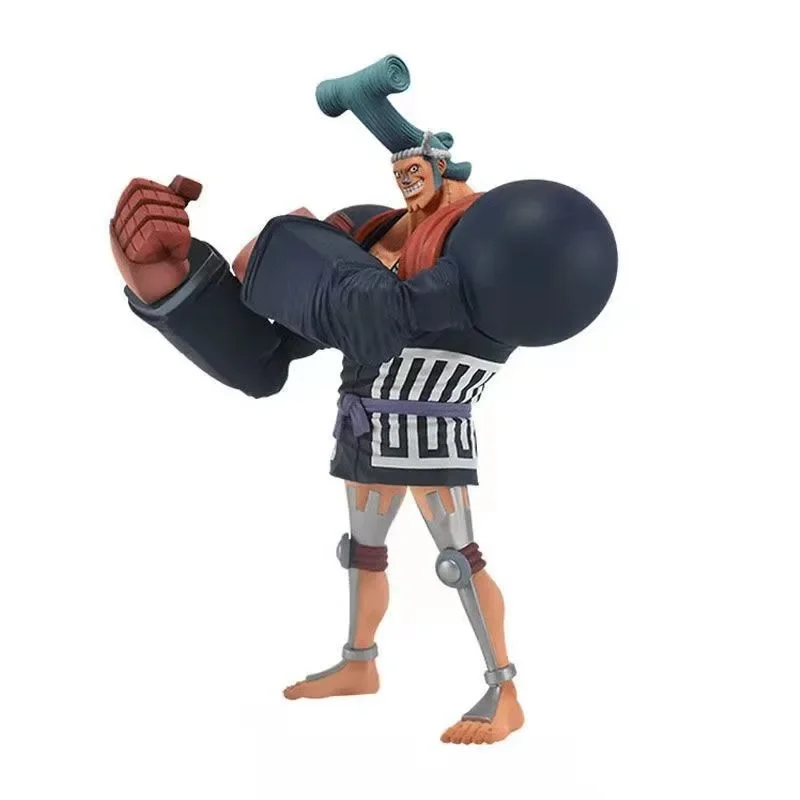 One Piece Desktop Ornamente DXF The Country of Harmony Grand Line Kimono Franky Anime Figur Statue Sammlung Japanische Bandai