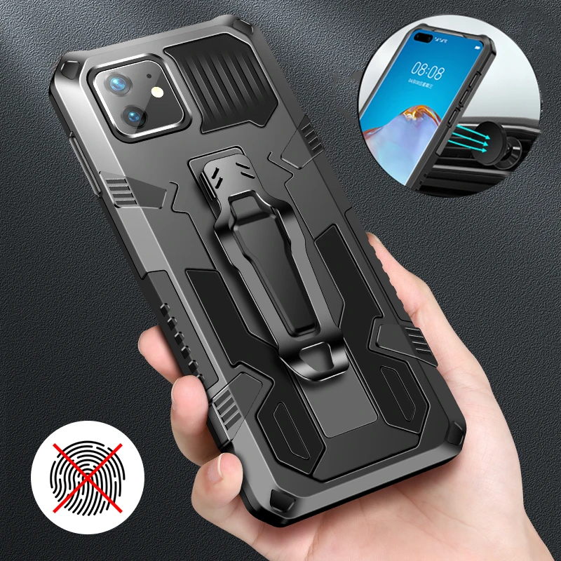 

Shockproof Heavy Duty Phone Case For LG Stylo 6 7 4G 5G K31 K51 K61 K41S K51S Full Body Anti-knock Hybrid Armor Belt Clip Cover