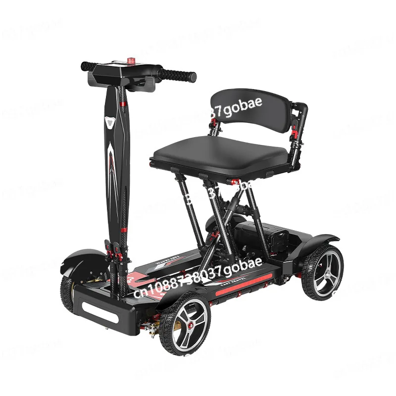 

Household Foldable Adult Electric Tricycle Lithium Battery Adult Scooter Carbon Fiber