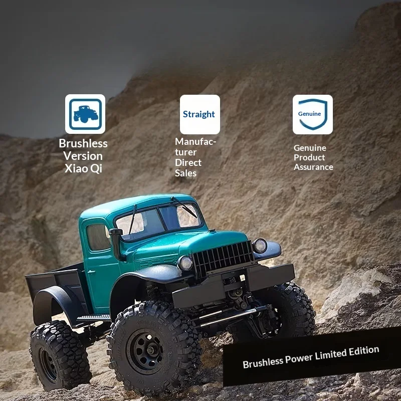 Fms Fcx24 Series Power Wagon Limited Edition Rc Crawler Truck Brushless Motor 4wd Off Road Outdoor Rock Climbing Vehicle