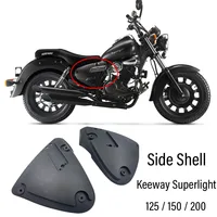 Piezas originales de motocicleta protectores izquierdo y derecho cubierta lateral cubierta protectora para Keeway Superlight 125 / 150 / 200
