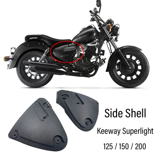 Imagen 1 del producto Piezas originales de motocicleta protectores izquierdo y derecho cubierta lateral cubierta protectora para Keeway Superlight 125 / 150 / 200