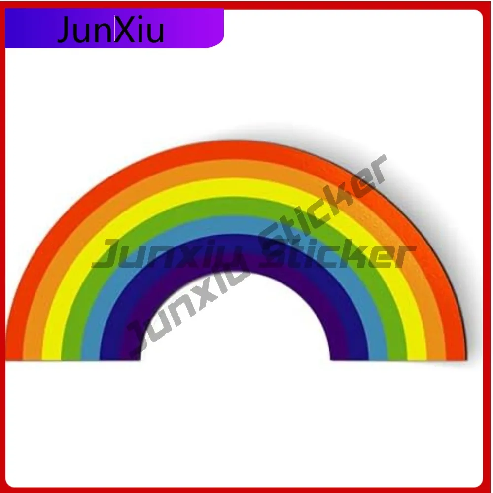 

Gay Rainbow for Locker Vintage Car Laptop Window Camper Van Waterproof Vinyl Decal Sticker Retro Aesthetic Trendy Trendy Cute