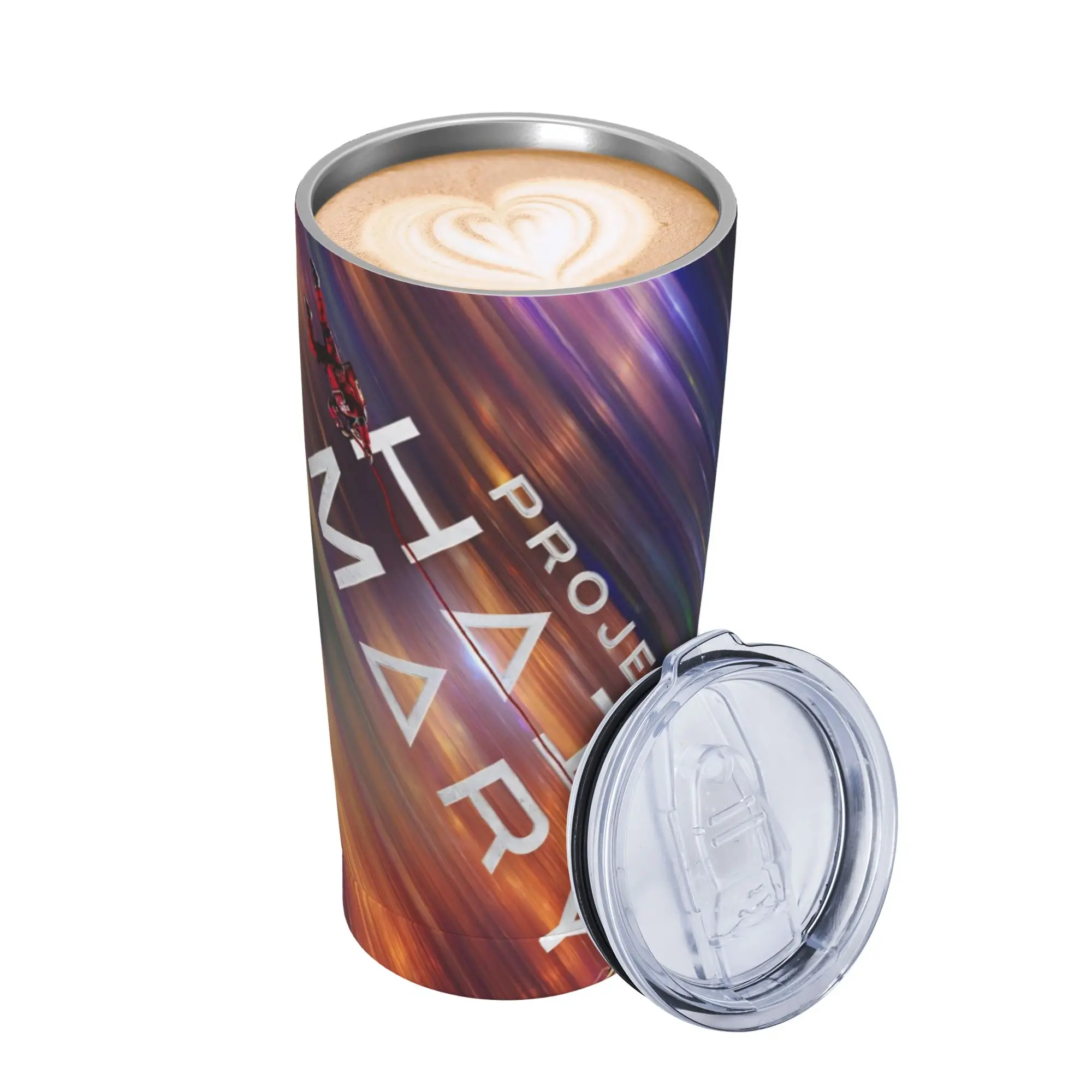 Project Hail Mary Movie 2026 Tumbler Vacuum Insulated  Coffee Cups with Lid Straw Outdoor Mug Spill Proof 20oz