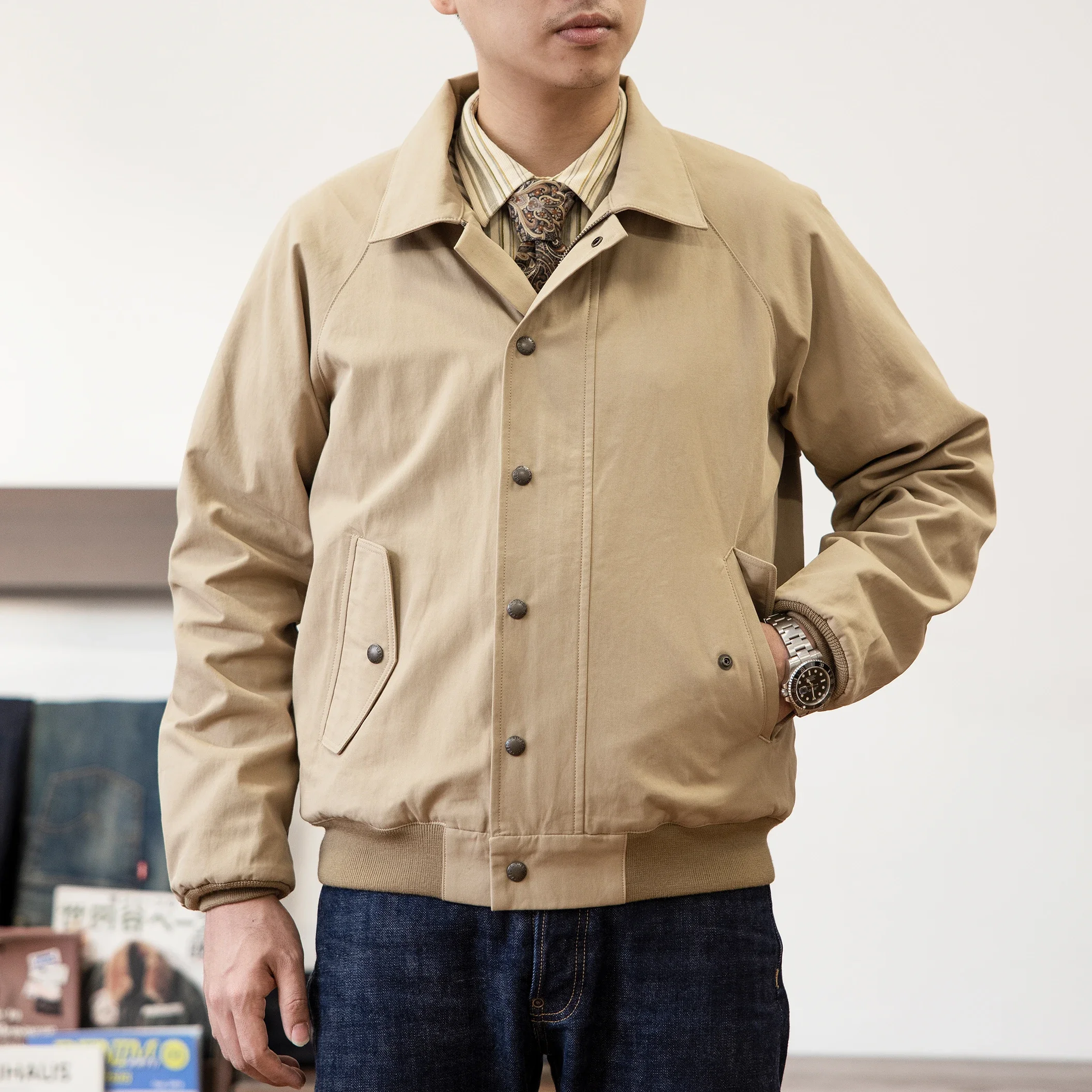 

HLD-0002 Red Tornado US Size Good Quality Cotton Causual Jacket