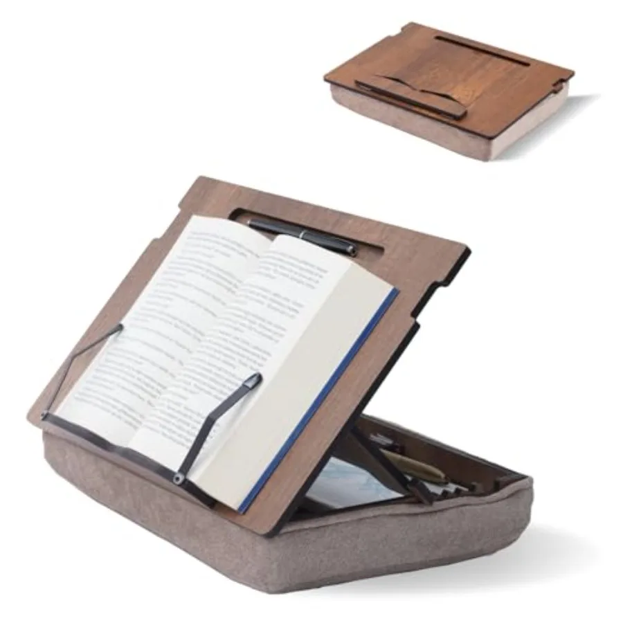 

Подставка для книг для чтения в постели с отсеком для хранения, держатель для книг для чтения без помощи рук, подставка для книг и держатель для книг в постели, идеальный B-класс.