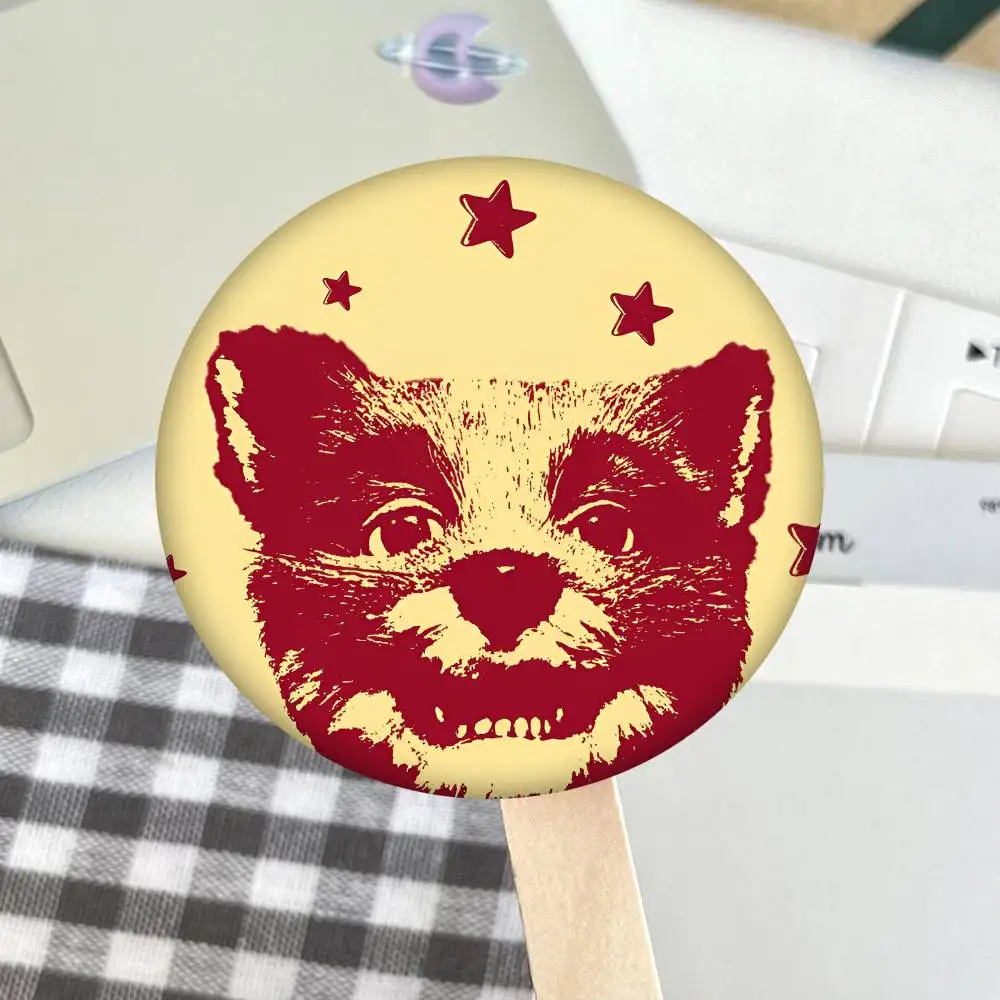 Fantastische Mr Fox Runde Abzeichen, kreative Brosche, Kleidung, Rucksack, Zubehör, Anstecknadel