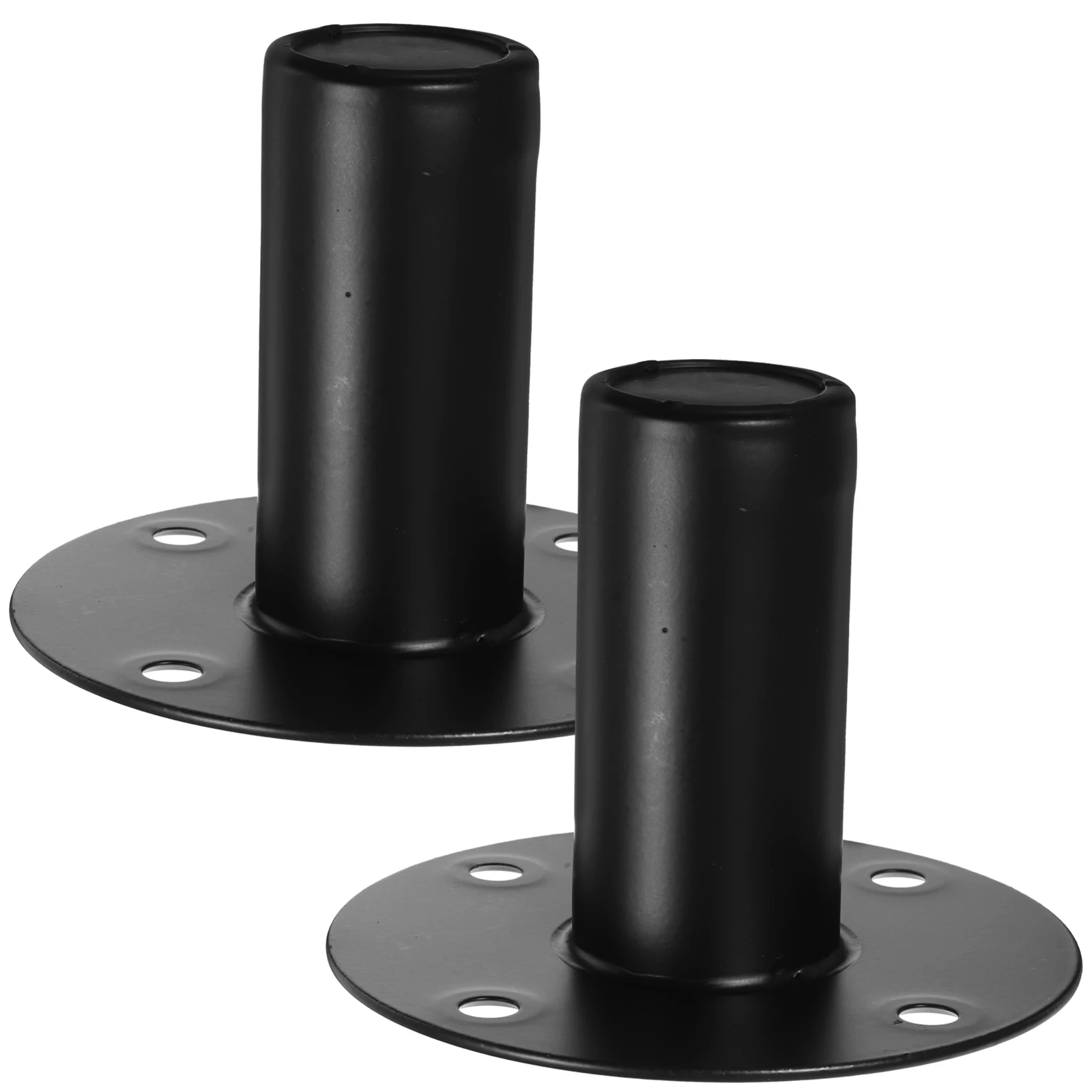 

2pcs 107x80mm Speaker Stand Base Bracket Holder Tray Stage Monitor Mount Aluminum Alloy Heavy Duty for Party Studio Performance