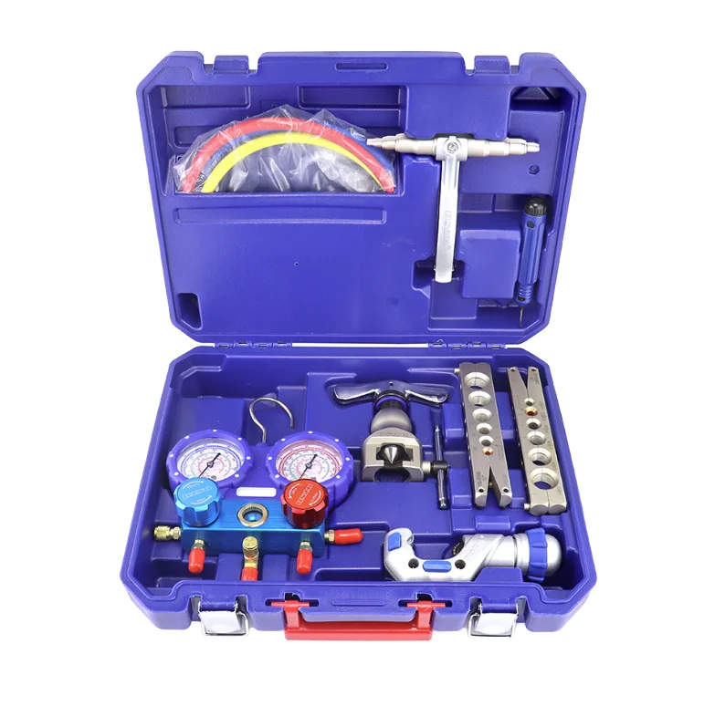 Power Tools Professional - 電動工具プロ用冷凍機器修理キット（マニホールドゲージセット付き）