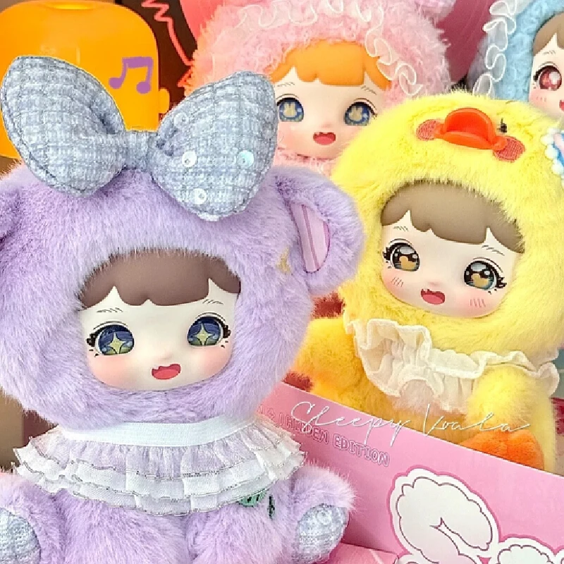 Onecosmo Yoyoo Soft Fufu Dream Vinyl Face Plush Blind Box Trendy Toys kawaii Bag pendant Desktop Ornament Mystery Surprise Gifts