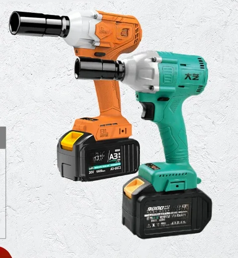 

Бесщеточный электрический гаечный ключ с высоким крутящим моментом, литиевая электрическая ветровая пушка, ударный тип зарядки