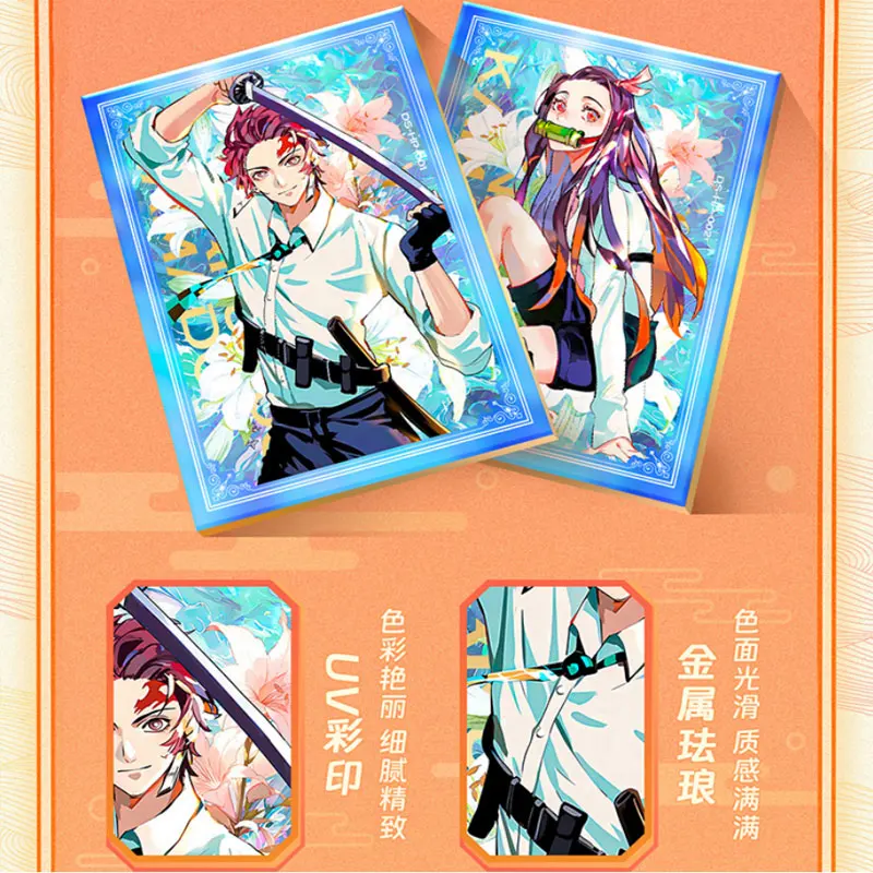 2024 najnowsze etui hurtownia Lebao Demon Slayer karta Shinobu japońskie anime kolekcja Mitsuri Tanjiro CCG TCG hobby prezent