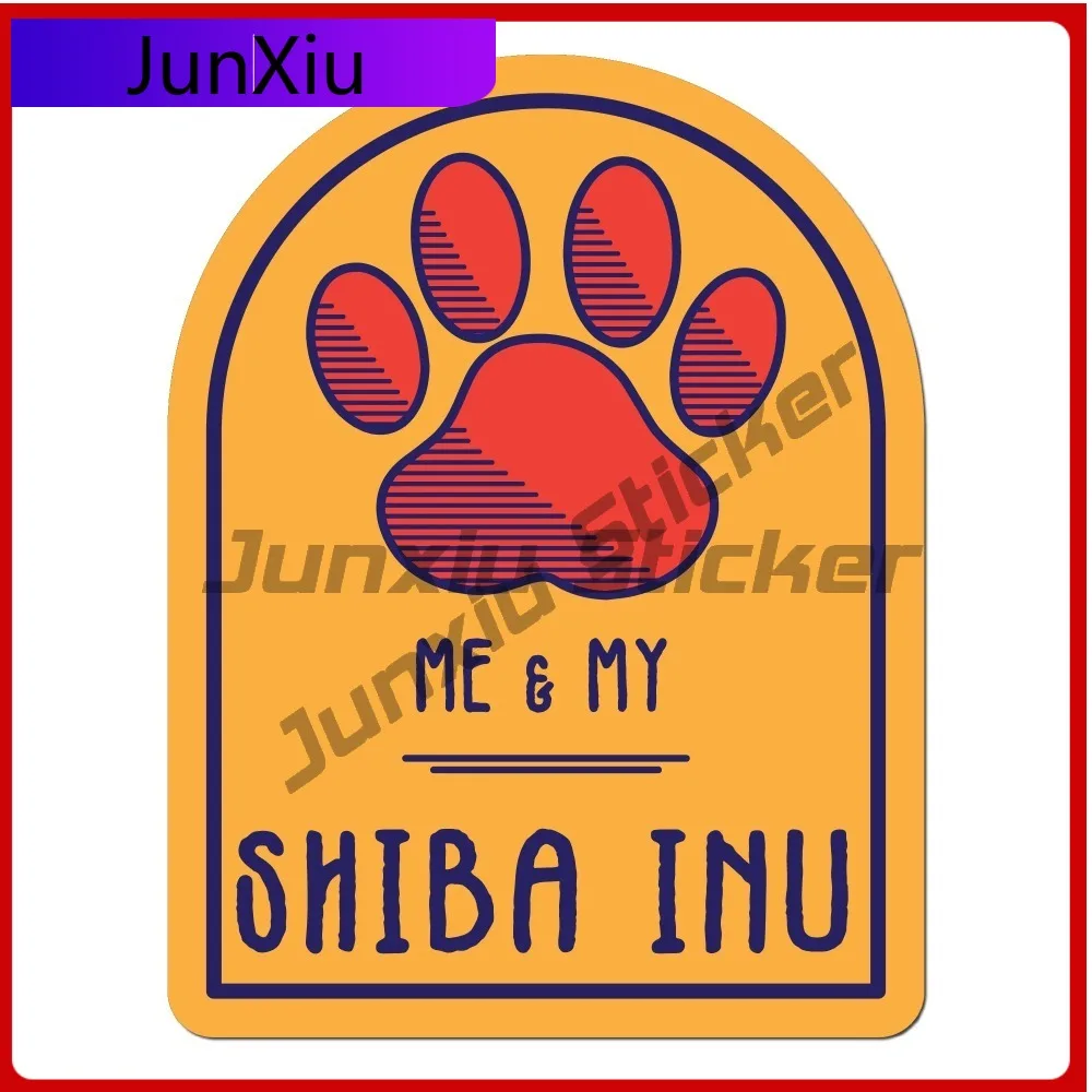 

Me and My Shiba Aesthetic Car Laptop Window Bumper Waterproof Vinyl Decal Gift Funny Unique Aesthetic Vintage Aesthetic