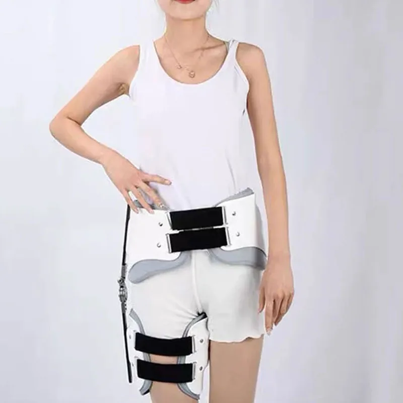 Adjustable Hip Fixation Brace-Orthosis Extension Stent Thigh Fractures Corrective-Protective Groin Support Brace