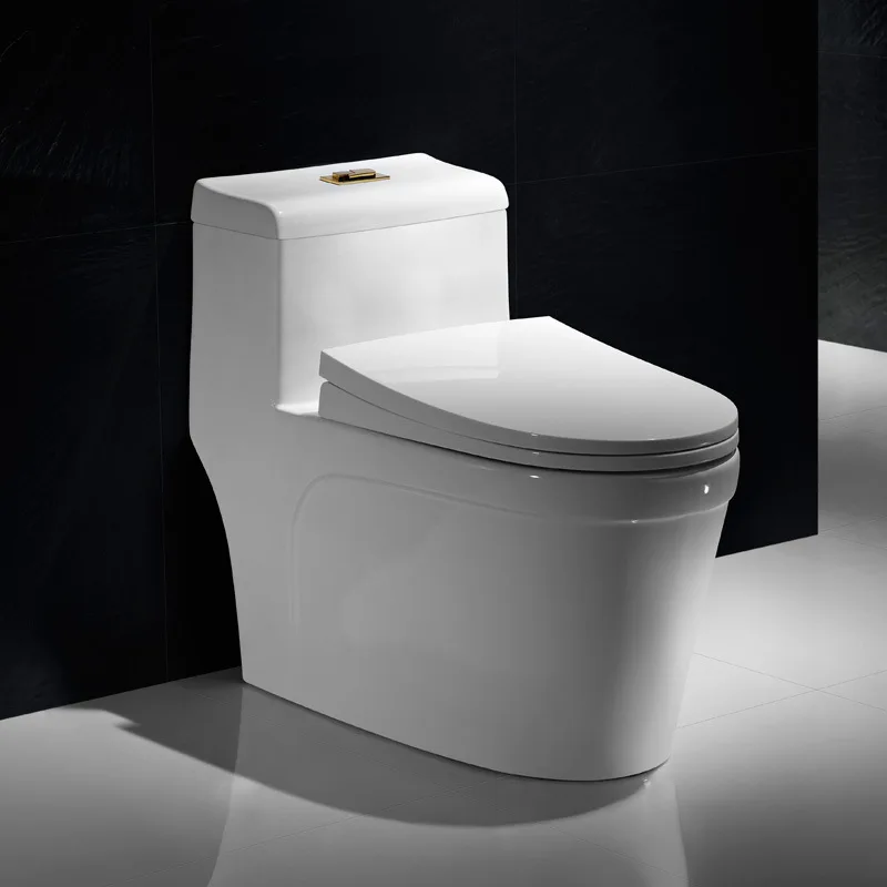 Factory Direct 2026 High Quality Toilet Siphon Integrated One-piece Toilet Large Diameter Household Toilet