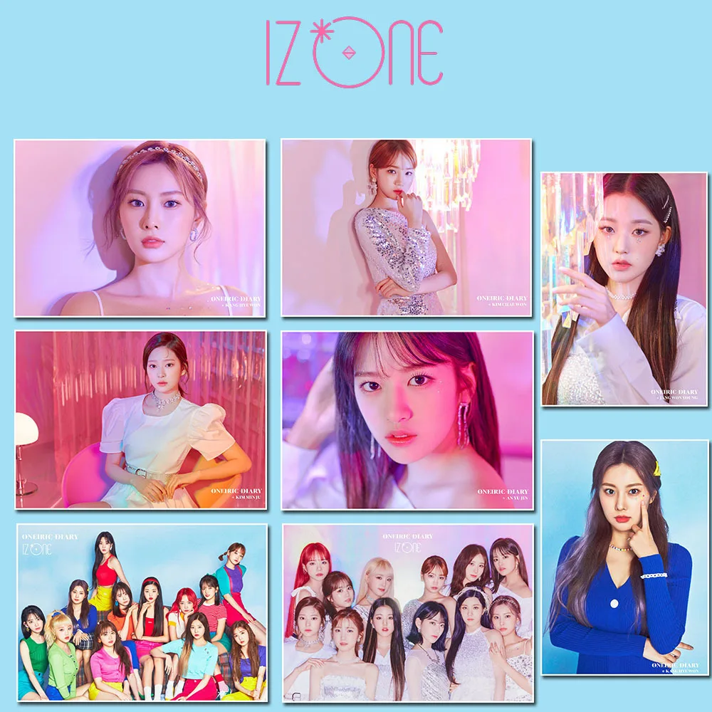 

IZ * ONE Album Oneiric Fantasy Diary Peripheral Pictorial Poster IZONE Same Style Photo Collection