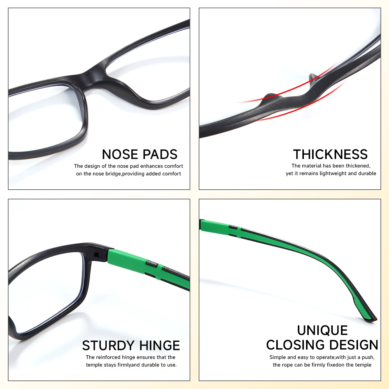 Intelligente Lesebrille mit Autofokus, Blaulichtfilter und Adaptivem Fokus für Presbyopie bei Männern und Frauen, Sofortige Klarsichtfunktion – Detail 7
