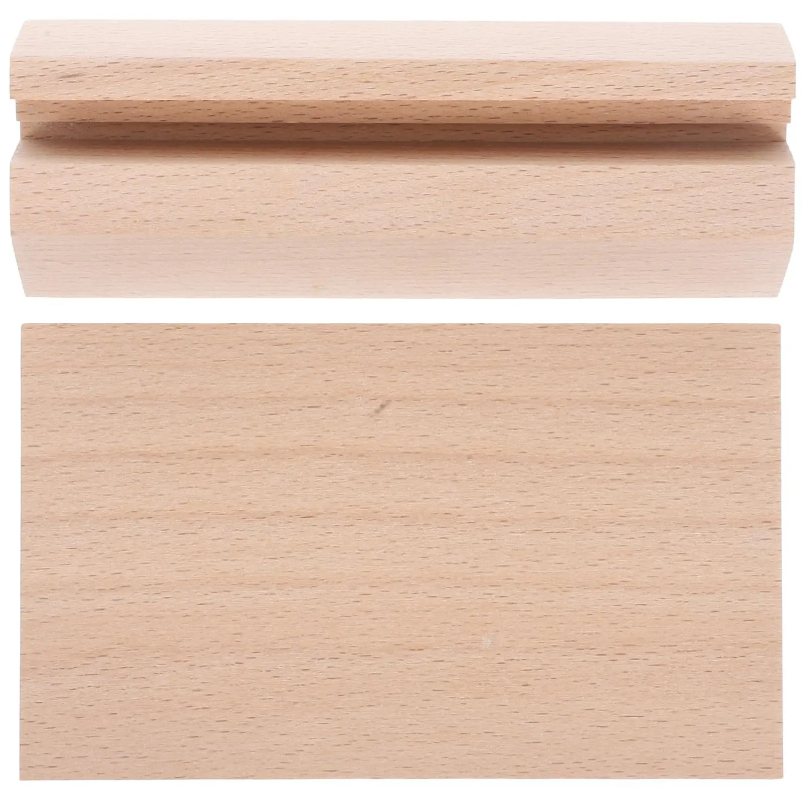 Wooden Desk Base Card Display Holder Slot 7mm Business ganizer Rustic Wood Cards Displaying Accessory Place Table Picture Stand