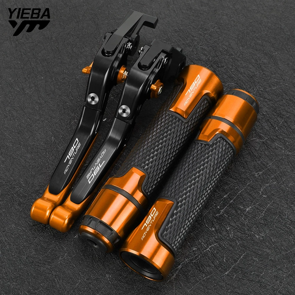 

FOR 790 ADVENTURE R S 2017 2018 2019 2020 2021 2022 2023 Motorcycle Brake Clutch Levers Handlebar Handle bar Hand Grips ends