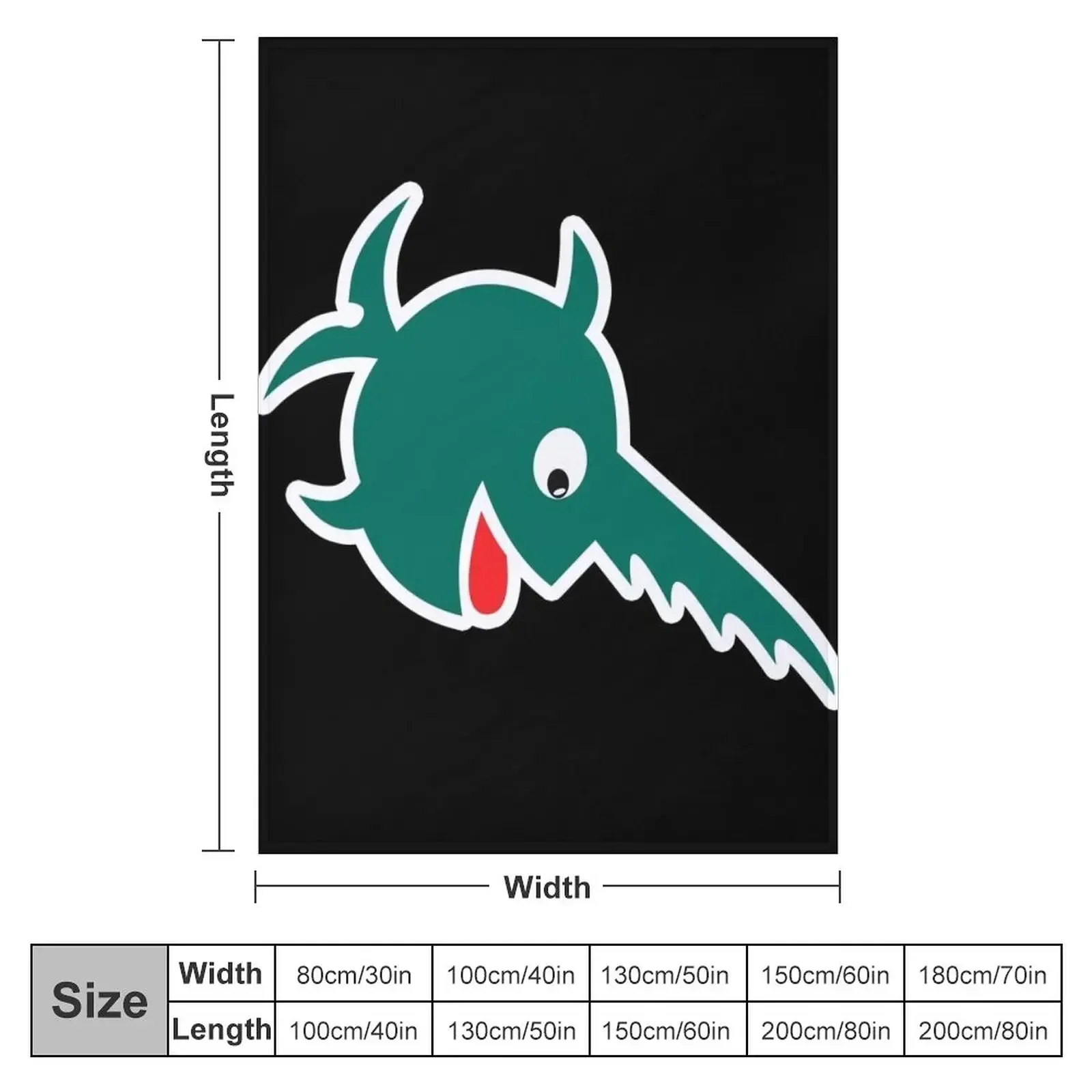Kriegsmarine U-boat 9th Flotilla - Laughing Sawfish - REVERSE - Clean Style Throw Blanket Sofas Thermal cosplay anime Blankets