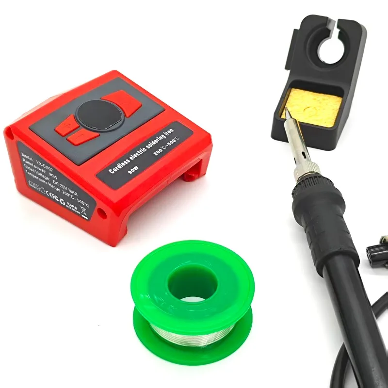 

Electric Rapid-Heat Soldering Iron Soldering Station Kit for Makita/Milwaukee/Bosch 18V Li-ion Battery for Home Appliance Repair