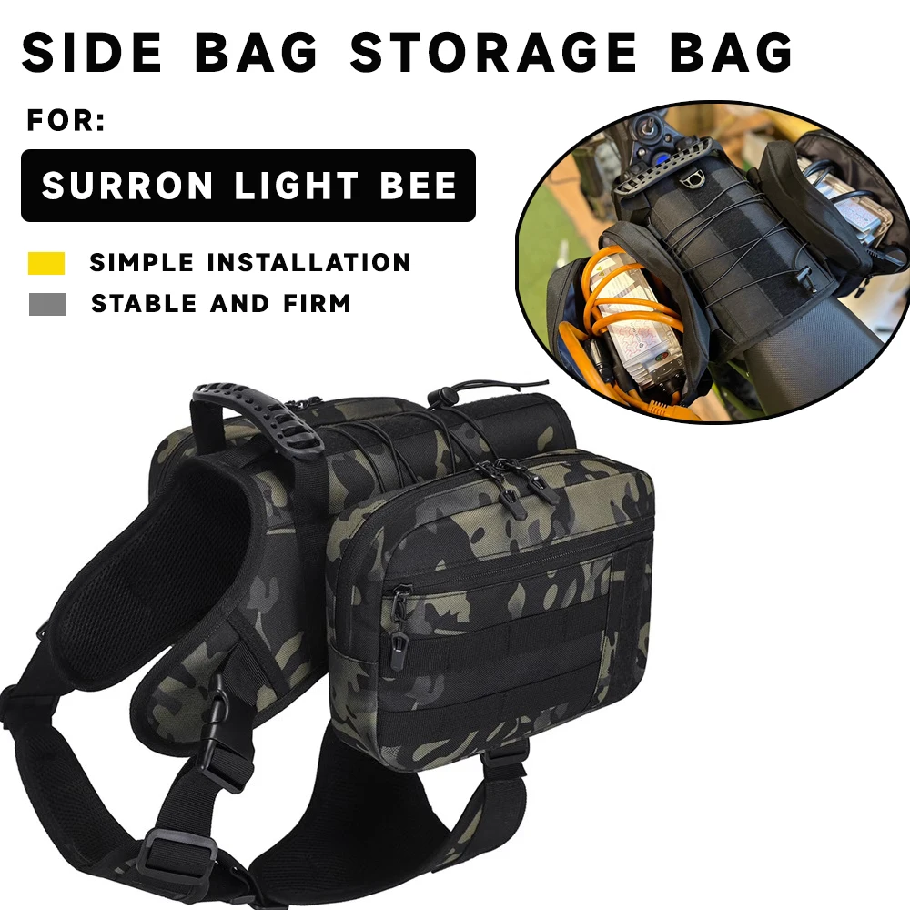 

For Sur Ron Surron Light Bee S X 2022-2024 Motorcycle Side Bag Storage Bag Duffel Bag SUR-RON Dirt BIKE Accessories