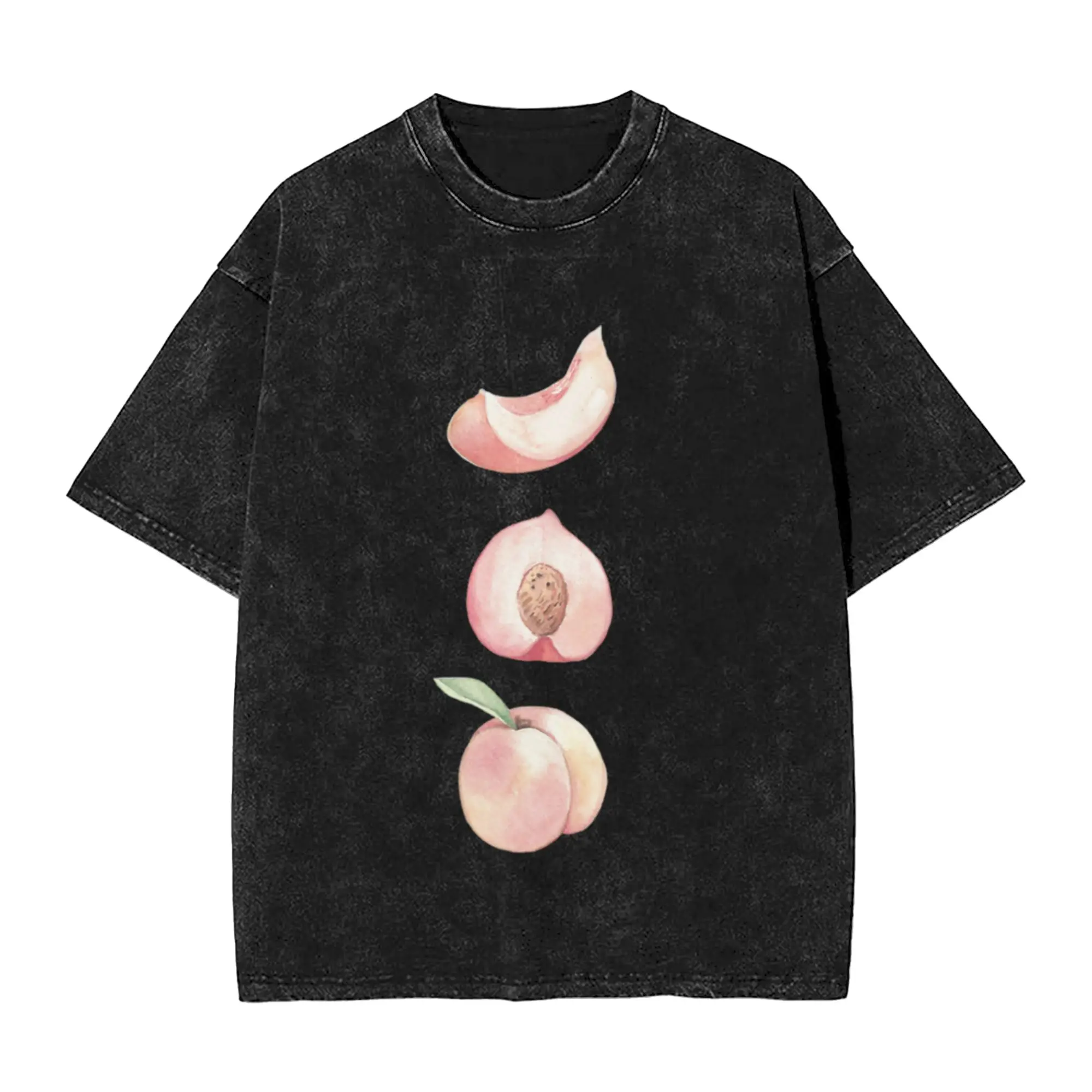 Sweet as a peach  Unique Cool A T-Shirt Oversized Short Sleeve Men's Women's Cotton Tees Tops