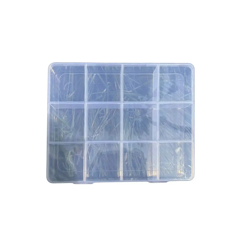 12/24 Grids Container Organizer Box Große Kapazität Transparente Display Box Perlen Schmuck Fall Box Kunststoff Lagerung Box