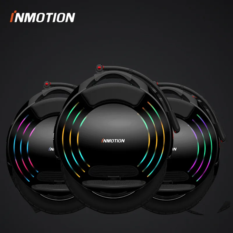 EU STOCK Original Inmotion V10F Electric Unicycle 2000W Motor 40KM/H Speed 100KM Range 16inch EUC with Bluetooth Speaker