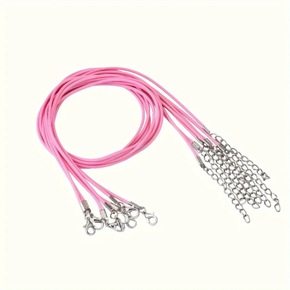 

Wholesale PU leather rope for handmade jewelry production, necklace rope