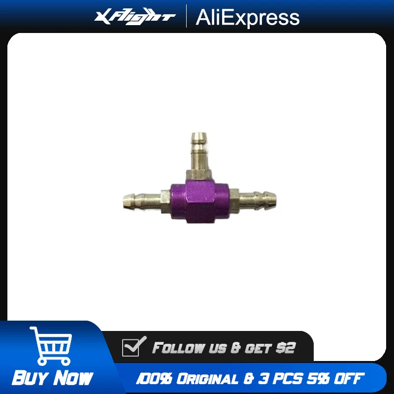 

3-Way Air Connector for RC Airplane/Drone Pneumatic Systems with Leak-Proof Design