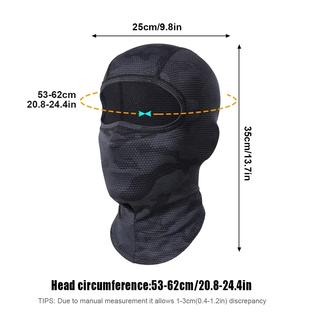 Outdoor zonwering bivakmuts en armmouwen set anti-uv ademend fietsen hardlopen vissen volledig masker armhoezen heren dames